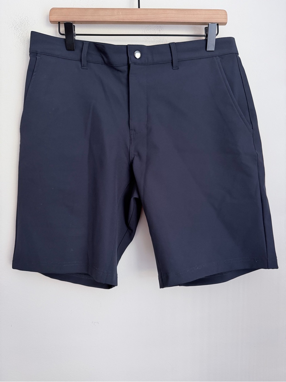 State and Liberty Golf Shorts Mens 31 Navy Blue Athletic Fit Performance Stretch